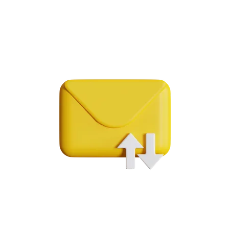 Tri du courrier  3D Icon