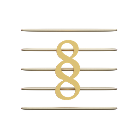 Tríada musical  3D Icon