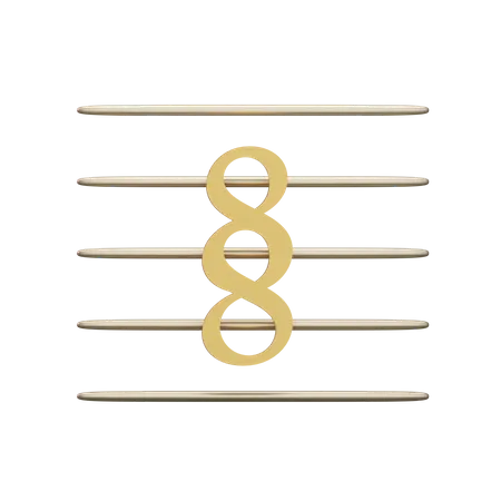Tríada musical  3D Icon