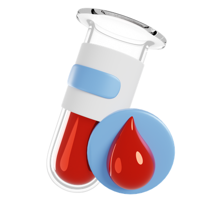 Triagem de sangue  3D Icon