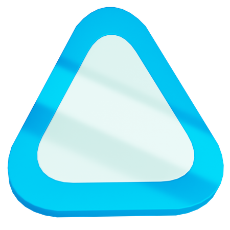 삼각형  3D Icon