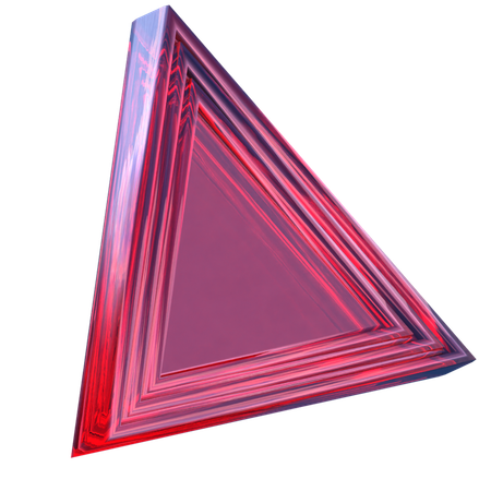 Triangle  3D Icon