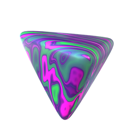 Triangle Abstract Shape  3D Icon