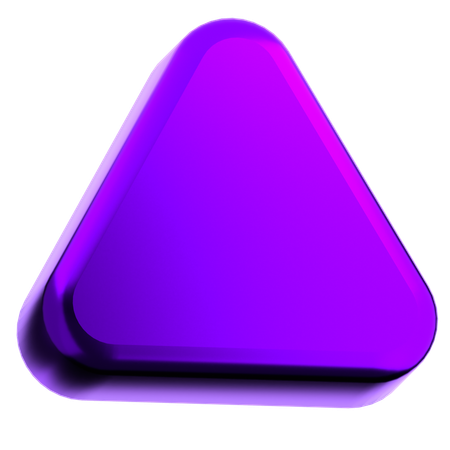 Triangle Abstract Shape  3D Icon