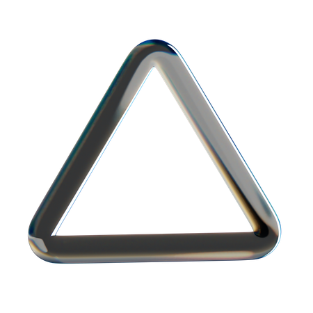 Triangle Abstract Shape  3D Icon