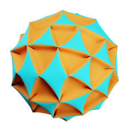 Triangle Ball  3D Icon
