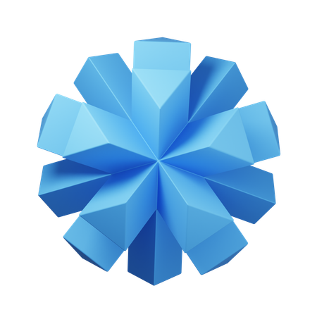 Triangle ball  3D Icon