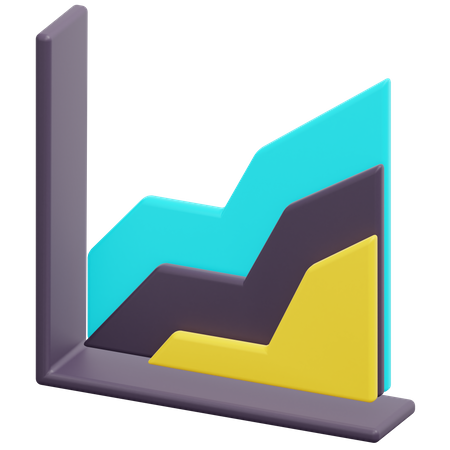 Triangle Chart  3D Icon