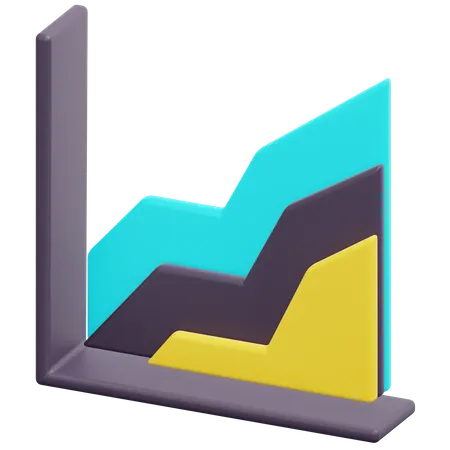 Triangle Chart  3D Icon