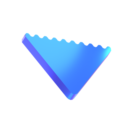 Triangle Cube Abstract Shape  3D Icon