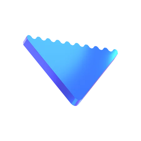 Triangle Cube Abstract Shape  3D Icon