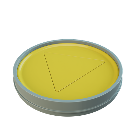 Triangle Dalgona Candy  3D Icon