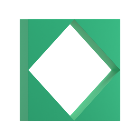 Triangle frame  3D Icon