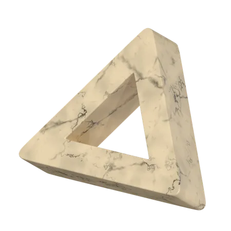 Triangle Marble  3D Icon