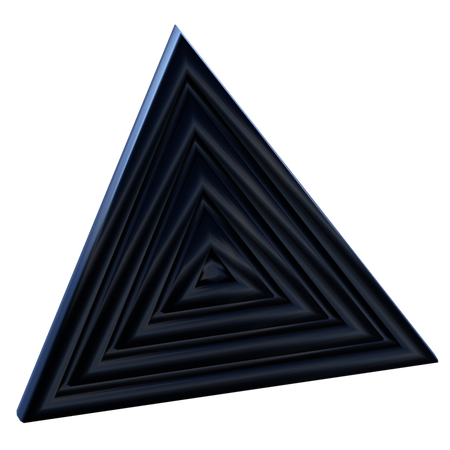삼각형 미로  3D Icon