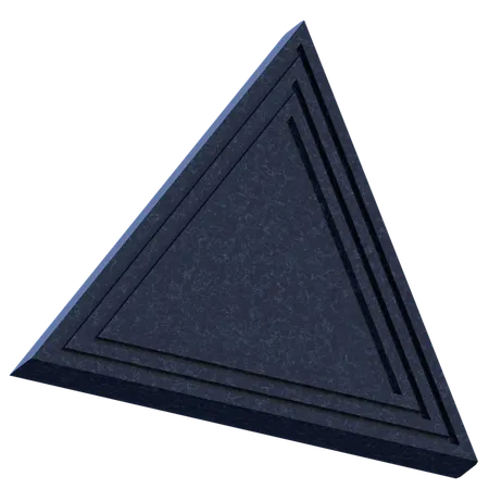 삼각형 미로 3D Icon