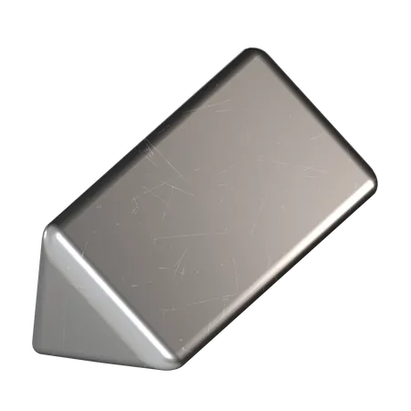 Triangle Metal  3D Icon