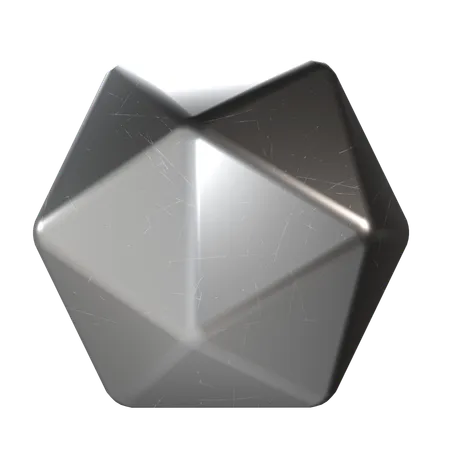 Triangle Metal  3D Icon