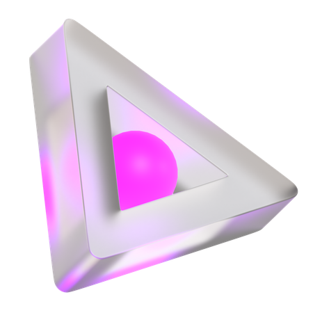 Triangle Morphic  3D Icon