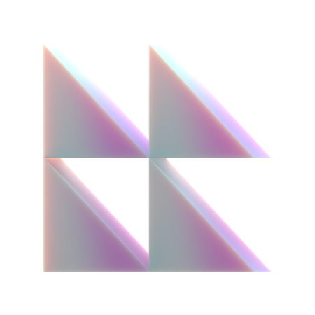 Triangle Pattern  3D Icon