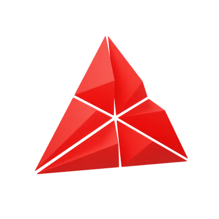 Triangle pointu  3D Icon