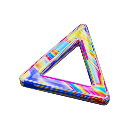 Triangle Ring Shape  3D Icon