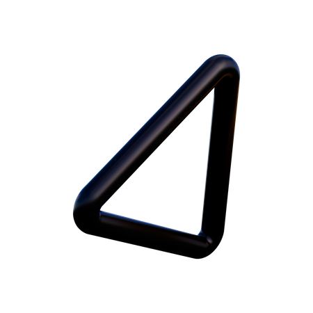 Triangle Ring Shape  3D Illustration