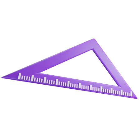 Triangle Ruler  3D Icon