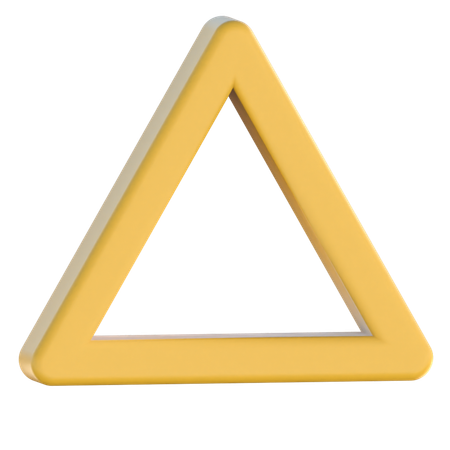三角形  3D Icon