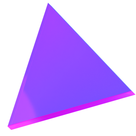 Triangle Shape  3D Icon
