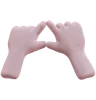 Triangle Shape Hand Gesture