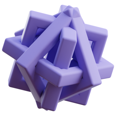 Triangle Structure  3D Icon