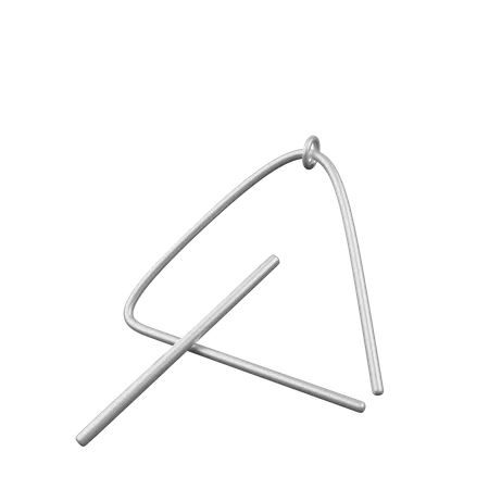 Triangle Ting  3D Illustration