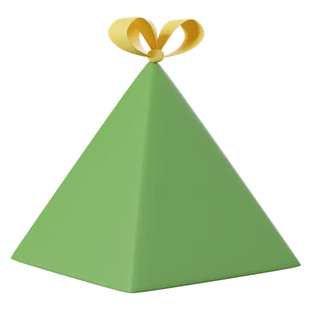 Triangular Gift Box  3D Icon