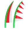 Triangular Indonesian Flag