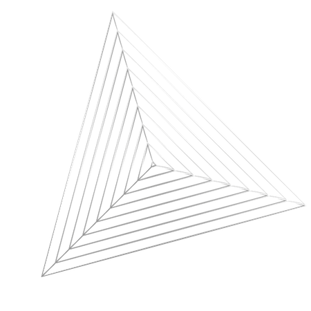 Triângulo  3D Icon