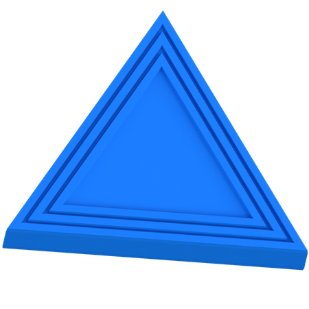 Triángulo  3D Icon
