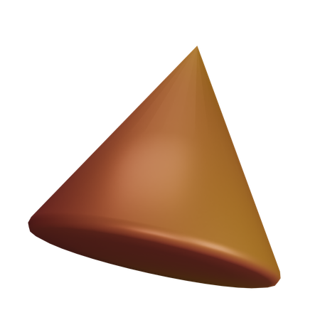 Triangulo cerrado  3D Icon