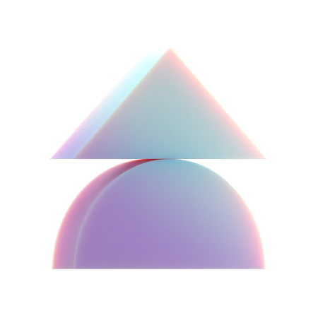 Triangulo de equilibrio  3D Icon