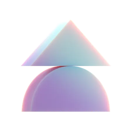 Triangulo de equilibrio  3D Icon