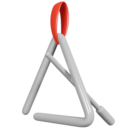 Triangulo musical  3D Icon