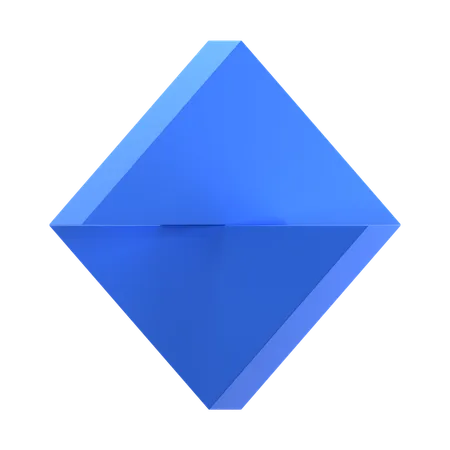 Triangulo retorcido  3D Icon