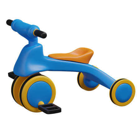 Triciclo  3D Icon