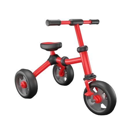 Triciclo  3D Illustration