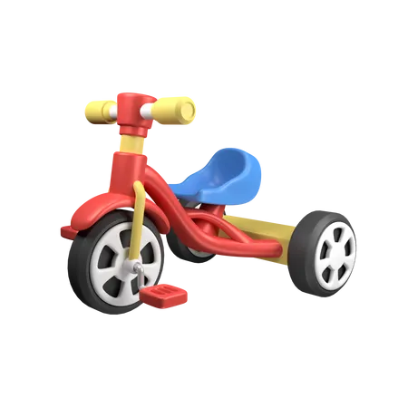 Triciclo  3D Icon