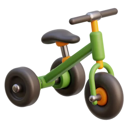 Bicicleta triciclo  3D Icon