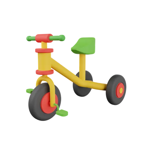 Triciclos infantis  3D Illustration