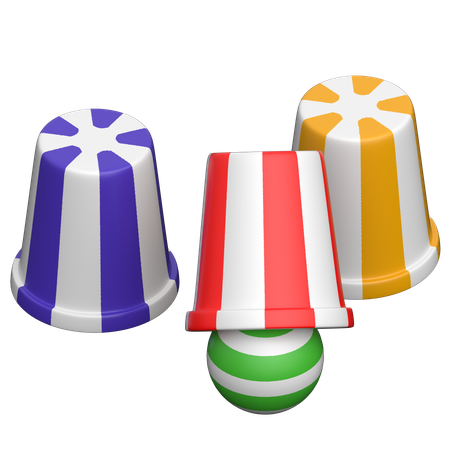 Trick ball game  3D Icon