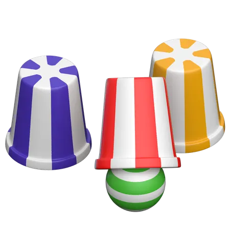Trick ball game  3D Icon
