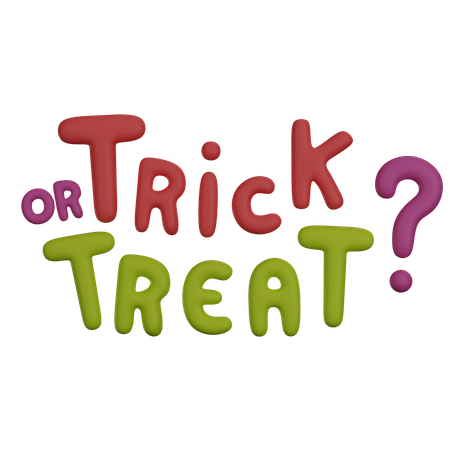 Trick or trate  3D Icon